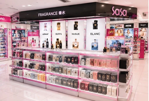 Sa Sa fragrance display concept
